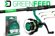 Feedrový set Delphin GreenFEED 330cm/100g + 3T + 0,22mm